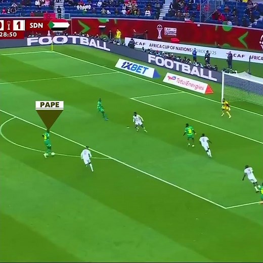 🥰 🇸🇳 Sadio Mané's immense pressing work for Pape Gueye's goal against Sudan