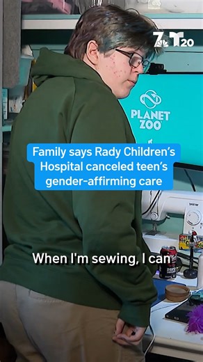 A San Diego family says they are in crisis after Rady Children’s Hospital canceled their teenager’s gender-affirming care, including a surgery that was scheduled just weeks away.⁠ ⁠ They say the decision came as the Trump administration moves to stop transgender care for minors by cutting off federal funding from hospitals that provide the care.⁠ Full story: http://on.nbc7.com/bzLGoTC | NBC 7 San Diego