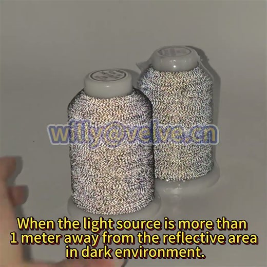 Pure Black Reflective Thread!