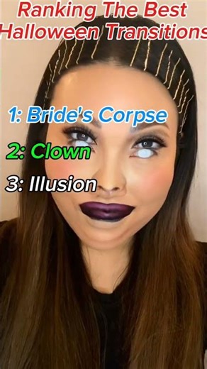 Top 6 Halloween Makeup Transitions | Corpse Bride, Clown, Witch & More