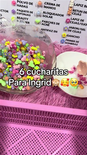 Cucharitas de Maquillaje Lucky Glow: 6 cucharitas para Ingrid