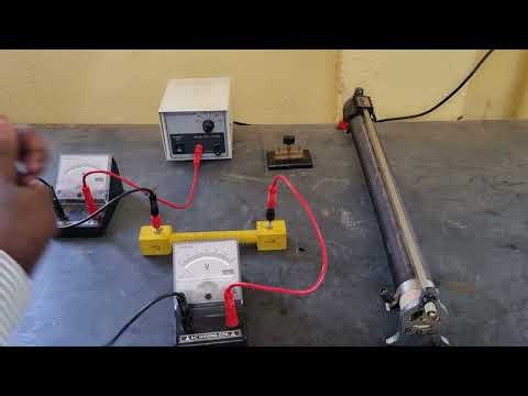 Resistivity of material of wire, Class12, Physics Lab experiments