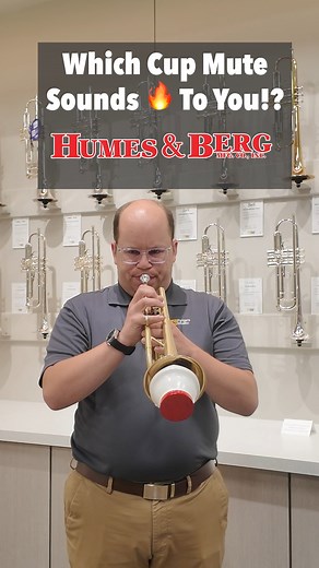 A cup mute can give your trumpet that softer and warmer tone often used in jazz and orchestral performances. Which of these cup mutes sound the best to you? If you're in the market for a cup mute, Paige's Music has a variety of options to choose from! Stop by or give us a call today. #Trumpet #Trumpetplayer #humesandberg #deniswick #tomcrown #PaigesMusic | Paige's Music