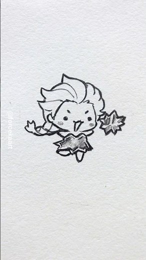 👸❄️Drawing Chibi Elsa Pen | My Favorite Disney Character!