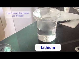 Demonstration: Alkali Metals in Water (EisleyChem)