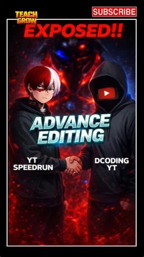 Decoding Yt Secret Finally EXPOSED! 😱 Advance Editing Tutorial | Teach Grow #shorts #viral