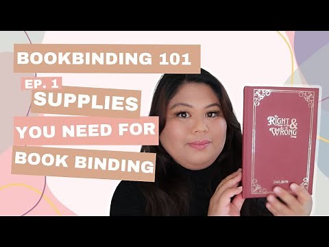BOOKBINDING 101 ep. 1: supplies beginners need for book binding