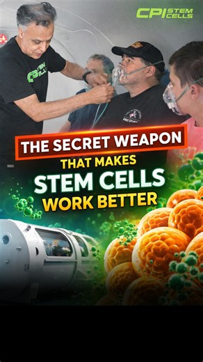 Cellular Performance Institute on Instagram: "At CPI Stem Cells, every patient receives hyperbaric oxygen therapy (HBO) as part of their stem cell protocol for a very specific reason. Here’s why it matters: 👉 HBO saturates your blood and tissues with oxygen at levels that are not possible through normal breathing. Inside the chamber, you breathe 100% oxygen under increased atmospheric pressure. This creates a healing environment where mesenchymal stem cells (MSCs) can thrive. 💥 Oxygen is the d