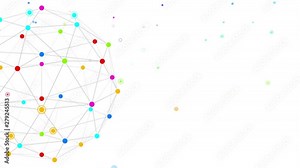 Network Technology Business World background