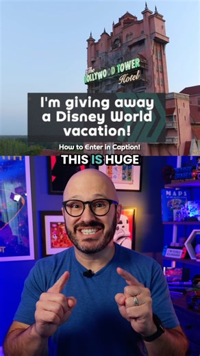 🚨HUGE Disney World vacation giveaway This is the coolest thing I’ve ever gotten to do: I’m giving away a Disney World vacation to a follower. BUT here’s the thing: you have to enter to be eligible to win. Go to guide2wdw.com/contest and use the form on the page for your chance to win. I’ve partnered with Disney to give the lucky winner and three people they choose a vacation package that includes: - 4 nights at a Walt Disney World Resort hotel - 5-day park hopper tickets - Round trip US domesti