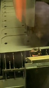 Watch the Mazak laser at Wolfe Ridge cut 1/4” thick material. #wolferidgemfg #getsplitdone #madeinusa #metalworking #lasercut #fabrication | Wolfe Ridge Professional Firewood Equipment