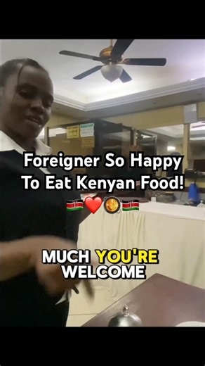 Foreigner So Happy to Eat Kenyan Food! ❤️🥘🇰🇪