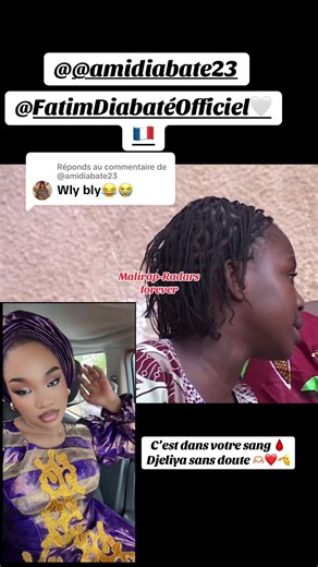 Réponse à @@amidiabate23 @@amidiabate23 @Fatim Diabaté Officiel 🤍🇫🇷 sa ne ment pas du tout Djeliya bé aw djeli de la🫶🏼❤️🫡🫵🏽
