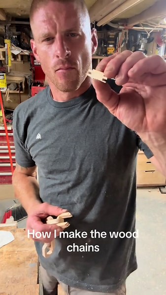 Watch Me Craft Interlocking Wood Chains by Hand