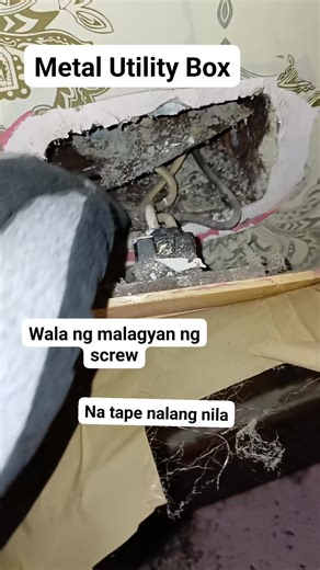 7.6K views · 19 reactions | Kinalawang na ang metal utility box kinain na kalawang at wala na malagyan ng screw #electrician #relay #control #power #technician #Switch #wiring # #engineering #DIY # #electrical | Electricians Guide | Facebook