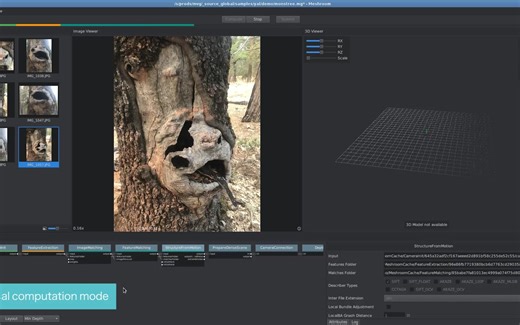 开源3D重建软件 Meshroom