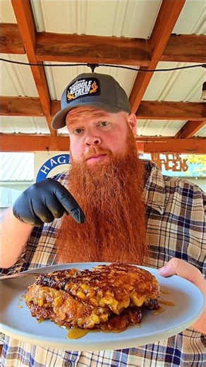 Cornbread Casserole Hot Cakes on the Blackstone!