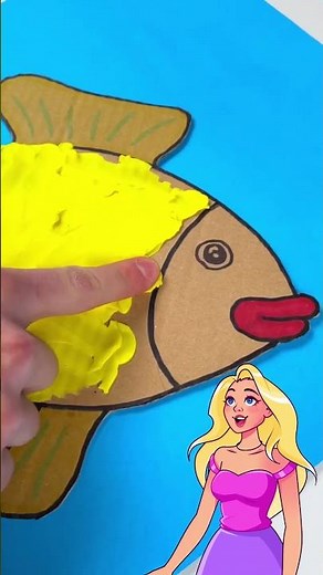 EASY Playdough Fish! 🤩 Make It Colorful with Scales!