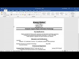 Apply Text Effects - Word 2019 tutorial