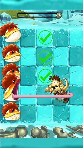 PvZ 2 - Toadstool Level Max Vs Level of Sloth Gargantuar Zombie Team