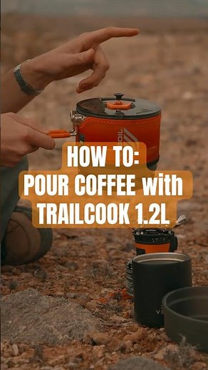 Jetboil TrailCook 1.2L - How to Pour Coffee with the Grande Coffee Press