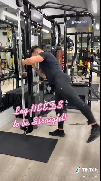 Booty King Cable Glute KickBack Exercise