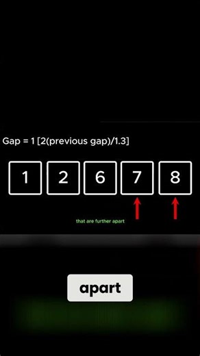 Better than bubble sort - Comb Sort