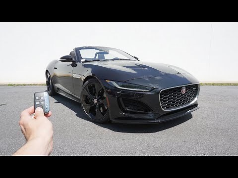 2021 Jaguar F Type R-Dynamic: Start Up, Exhaust, Test Drive and Review