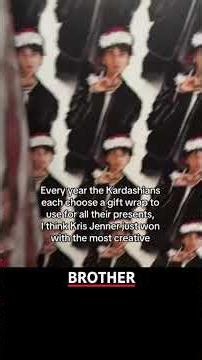 Kris Jenner Custom Cartoon Gift Wrapping Makes Kardashian Christmas Even More Iconic