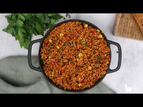 Quick and Simple Jollof Recipe (Vegan)