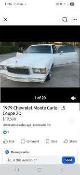 1979 Chevrolet Monte Carlo Car #automobile