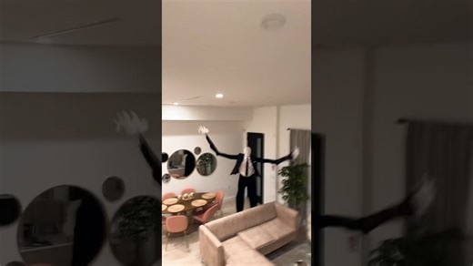 Slenderman sneaks into our house unexpectedly