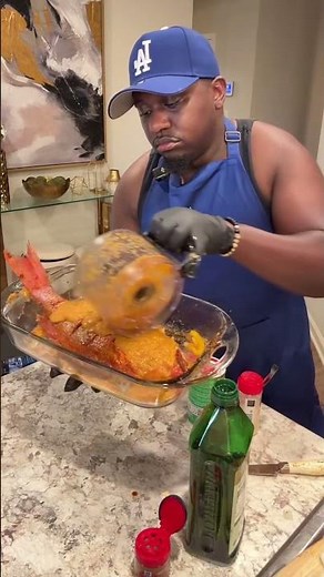 Louisiana Seafood Cooking Done RIGHT 🐟🔥 | Red Snapper Stuffed with crab meat and shrimp