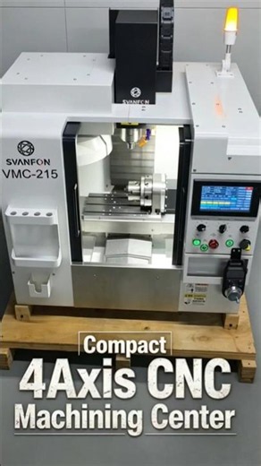 Compact 3/4Axis NC Machining CenterSmall Benchtop Milling Machine SVANFON Precision DIY Metalworking