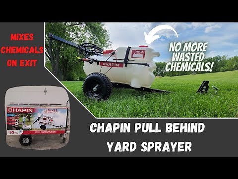 Chapin Mixes on Exit Tow Behind Sprayer for Lawns - Assembly and Overview - Best Lawn Sprayer?
