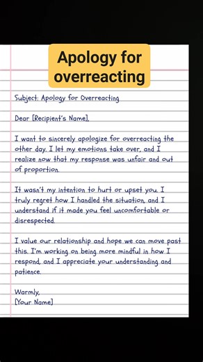 Apology letter writing idea part_40 #apology #apologyletter | English Class