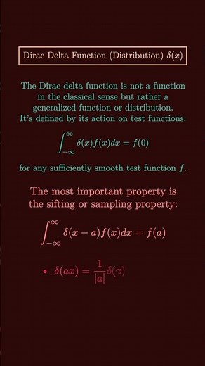 RANKING 100 FUNCTIONS BY DIFFICULTY | Level #96 Dirac Delta Function #RecentDrift