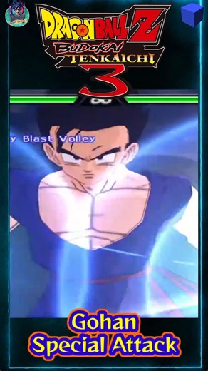 Gohan Special Attack (Dragon Ball Z Budokai Tenkaichi 3) #dragonballz #budokaitenkaichi3 #aethersx2