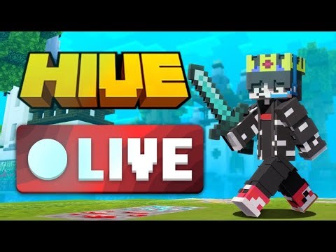 Custom Server Games with my Viewers [Minecraft PE] The Hive Minigames