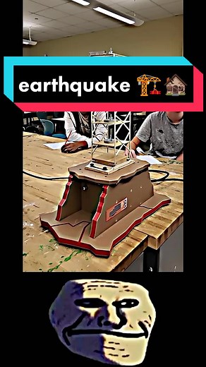 earthquake experiment !! 🤯🏗️🏚️ #trollface #sus #kietgrapper #earthquake #experiment #physics #viral #fypシ #foryourpage #trending