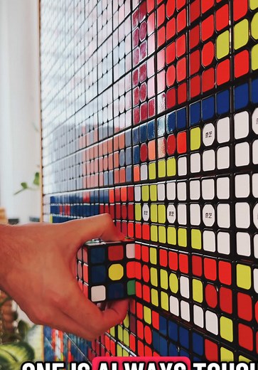 Creating Portraits with Rubik's Cubes: A Unique Art