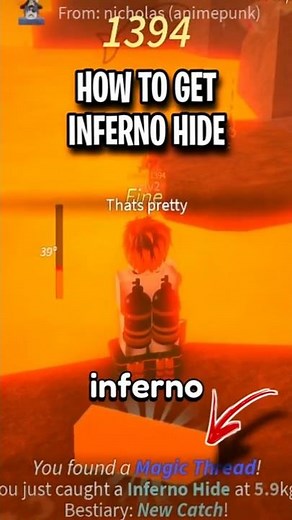 How To Get Inferno Hide In Fisch (ROBLOX)