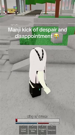 how many times can a manji kick joke be reused? lmk #jjs #jujutsushenanigans #roblox