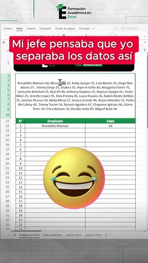 Cómo Separar y Ordenar Datos Masivos en Excel