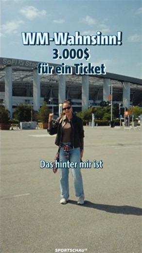 World Cup tickets for $3,000 in the world's most expensive stadium | Sportschau #shorts