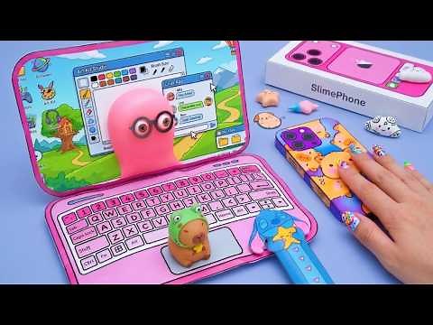 DIY Cute Gadgets Made from Paper & Squishies 📱💖
