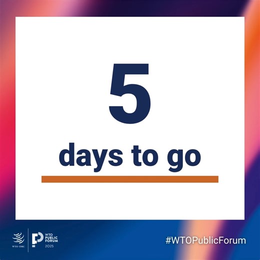 Digital technologies are revolutionizing trade, raising new questions for the WTO and its members. Join the #WTOPublicForum and be part of the conversation shaping the future of trade. Explore more: wto.org/pf25 | World Trade Organization - WTO