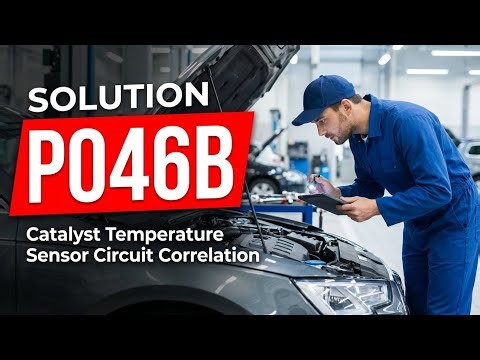 HOW TO FIX P046B OBD II ERROR CODE Catalyst Temperature Sensor Circuit Correlation