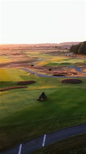 3.1K views · 38 reactions | Setting up the course at first light with Adam and his team - the calm before another busy day on the heathland. | Whittington Heath Golf Club | Facebook