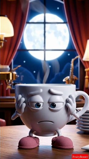 This Coffee Regrets Staying Up All Night ☕😴